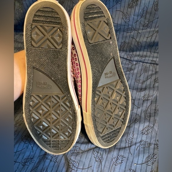 Converse one star metallic polka dot sneakers junior 6 womens 7 - Picture 5 of 7